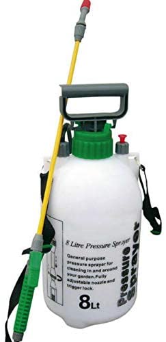 8 Litre Garden Knapsack Weedkiller Chemical Pressure Sprayer 8L